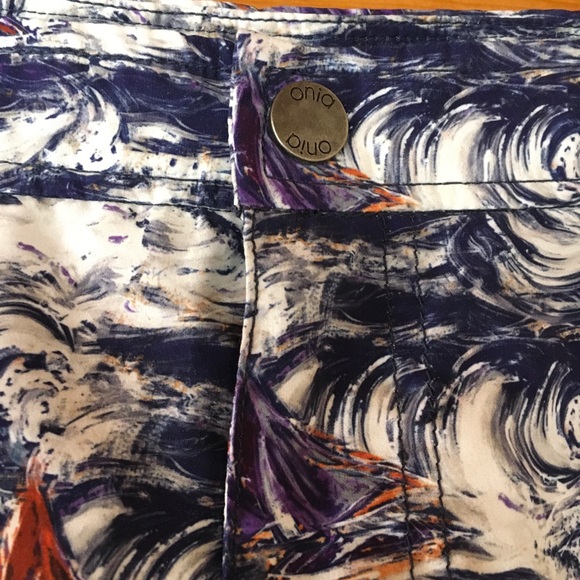 Size 38 ONIA Mens Calder Mediterranean Sails Swim Short - Picture 6 of 13